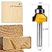 HandsEase 4Pcs 1/4-Inch Shank Round-Over Edging Router Bit Set Woodworking Milling Cutter Tools Corner Rounding Edge-forming Bit