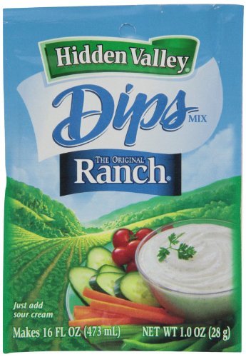 Hidden Valley the Original Ranch Dip Mix, 1 Ounce Packet (Pack of 6)