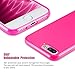 technext020 iPhone 7 Plus Rogue Pink Case iPhone 8 Plus Rogue Pink Case Ultra Slim Fit Silicone TPU Soft Gel Rubber Cover Protective Back Bumper