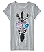 P.S. From Aeropostale Unisex-Child Zebra Heart Graphic T Shirt