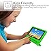 Fintie Shock Proof Case for All-New Amazon Fire 7 Tablet (7th Gen, 2017) - Kiddie Series Light Weight Convertible Handle Stand Kids Friendly Cover, Compatible with Fire 7 (5th Gen, 2015), Green