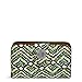 Vera Bradley Women's Cotton Turnlock Wallet With RFID Protection, Rain Forest, One Size