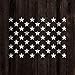 50 Stars Stencil - Military Stencils Perfect for Crafting Patriotic Military Decor, Star Stencil