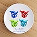 XOSOY Reusable Silicone Kids children Straws (x6) With Cleaning Brush for Healthy Teeth. BPA-Free. Dishwasher Safe Diameter 0.2inch Size Fits Juices, milkshakes