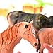 ThinkMax Farm Animal Figure Toys Animal Action Figure Set Kids Animal Toys (8-Piece)