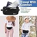 Miolle Slim Running Belt for Fitness and Workout, Bounce Free RFID Blocking Money Belt Waist Pack for Men and Women Phone Holder Will Fit All