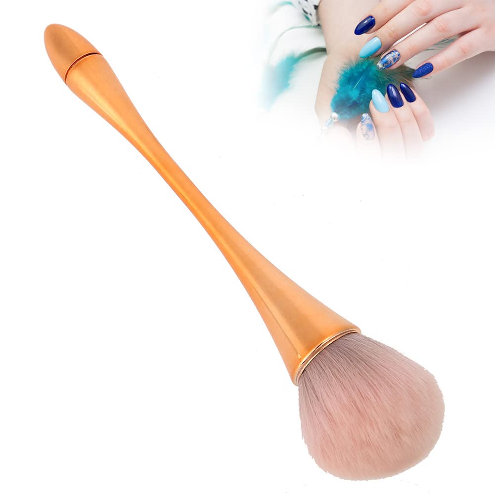 5 Styles Nail Dust Cleaning Brush, Soft Foundation Brushes Nail Art Powder Dust Removal Brushes Manicure DIY Tool for Acrylic & UV Nail Gel Powder (5#)