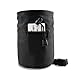 Rock Climbing Chalk Bag With Belt and Zipper Pocket- For Chalk Storage -Ideal For Rock Climbing, Mountaineering, Bouldering & Gymnastics with Drawstring Closure, Quick-clip Belt