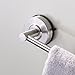 KES Suction Cup Single Towel Bar SUS 304 Stainless Steel No Drill Wall Mount Contemporary Bathroom Accessory Clothes Organizer Shelf Rack Brushed Finish 40 CM OR 16-Inch, A6200A