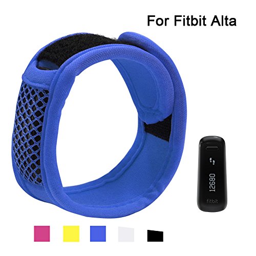 BLUE VELCRO MESH Wristband Watch Band Strap Bracelet Accessories For