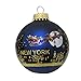 Kurt Adler New York Santa Skyline Painted Ball Ornament, 2-5/8-Inch for Christmas