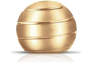 KKPOT Kinetic Desk Toy,Optical Illusion Metal Fidget Spinning Ball,Office Executive Stress Relief Spinner Toys for Adults & Kids