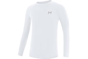 Moozava Boys Compression Shirt Long Sleeve Quick Dry Youth Undershirt Football Baseball Kids Athletic Soccer Base Layer Tops