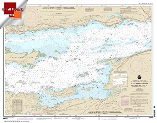 NOAA Chart 14771: Butternut Bay: Ont.: to Ironsides l.: N.Y. 21.00 x 26.71 (SMALL FORMAT WATERPROOF)
