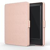 MoKo Case for Kindle E-reader (8th Generation 2016) - The Thinnest and Lightest  Cover with Auto Wake/Sleep for Amazon Kindle (6 Display, 8th Gen 2016 Release), Rose GOLD