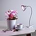 LED Plant Grow Light by SKENOY, Superior 7W Power, Strong Spring Clamp, Flexible 360 Degree Neck, Wide Illumination, Focused Wavelengths for Plant Development, Perfect for Hydroponic Indoor Planting