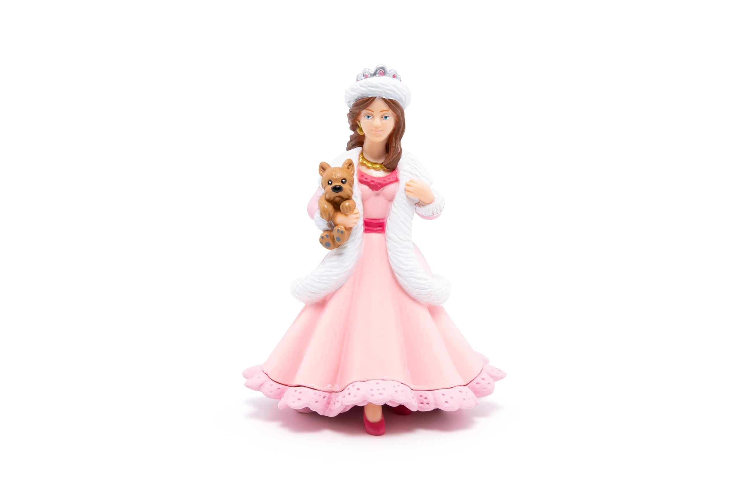 PAPO Princess with dog, Length 6cm, Width 7.5cm, Height 9.5cm