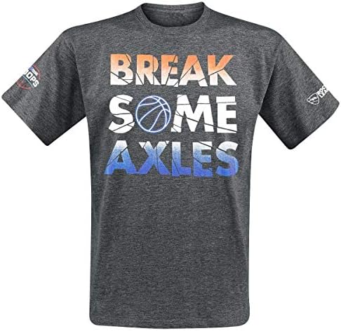 Rocket League Break Some Axles T-Shirt Mottled Dark Grey