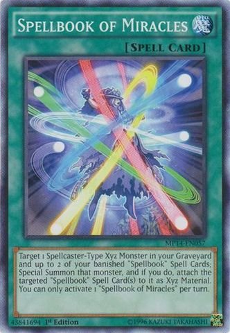 Yu-Gi-Oh! - Spellbook of Miracles (MP14-EN057) - Mega Pack 2014 - 1st Edition - Common