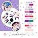 PixieCrush Pretend Play Makeup Kit. Designer Girls Purple Sparkle Bag Deluxe Makeup Set