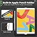 MoKo Case for New iPad 9th Generation 10.2 2021 / iPad 8th Gen 2020 / iPad 7th Gen 2019, iPad 10.2 Case,[Built-in Screen Protector + Pencil Holder] Full-Body Shockproof Cover,Auto Sleep/Wake,Black