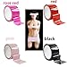 AKStore Fetish SM Adult Toy Sex Restraint Bondage Tape Static Electrostatic Tape (Rose Red)
