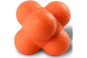 AIRLAXER Reaction Ball, Hand Eye Coordination Training Ball,2.83 inch,Orange