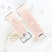 Wepro Bands Compatible with Fitbit Ionic SmartWatch, Watch Replacement Sport Strap for Women Men Kids, Small, Teal, Blush Pink, White