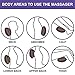 Luxmass Shiatsu Pillow Massager- Shiatsu Kneading Massage & Infrared Heat with AC Adapter and Car Adapter