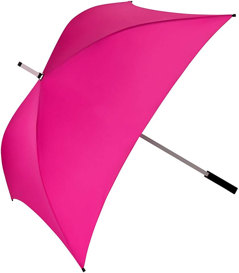 VON LILIENFELD® Umbrella Square Men Women Charlie (Pink), Black, 102/94
