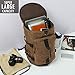 Travel Backpack, Yousu Large Canvas Backpack Vintage Travel Duffel Bags Classic Casual Daypack Duffle Bookbag for Men 3-In-1 Coffee