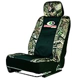 Mossy Oak Camo Low-Back Bucket Seat Cover (Mossy Oak Infinity Camo, Durable Polyester Fabric, Includes Seat Cover and Headresst Cover, Sold Individually)