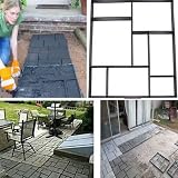 Zerone DIY Paving Mould Asymmetrical Stone Tile Brick Cement Concrete Garden view 3