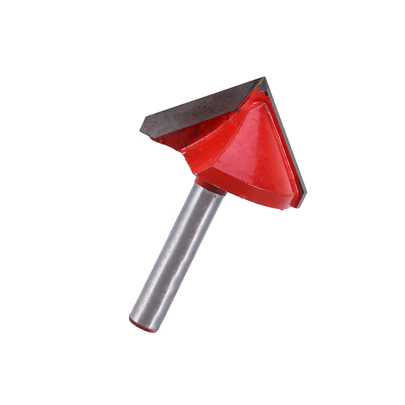 Router Tungsten Steel CNC Engraving V Groove Bit End Mill 90 Degree 6mm Shank 32 Mm Cutter Dia Three-dimensional Sign Making Engraving Bit Woodworking Chamfer Bevel Cutter,