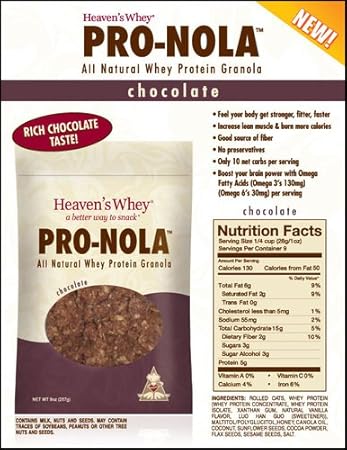 Amazon.com: Cielos Suero – pro-nola Chocolate 9 G: Health ...