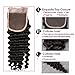 Nadula Brazilian Deep Wave 3 Bundles With Closure 7A 100% Unprocessed Brazilian Remy Virgin Human Hair Bundles Weave Natural Color