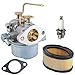 New 640152 Carburetor + 33268 Air Filter+ Spark Plug for Tecumseh 640152A 640023 640051 640140 640152 HM80 HM90 HM100 8-10 HP Engine Snow Blower Mower 5000w Generator