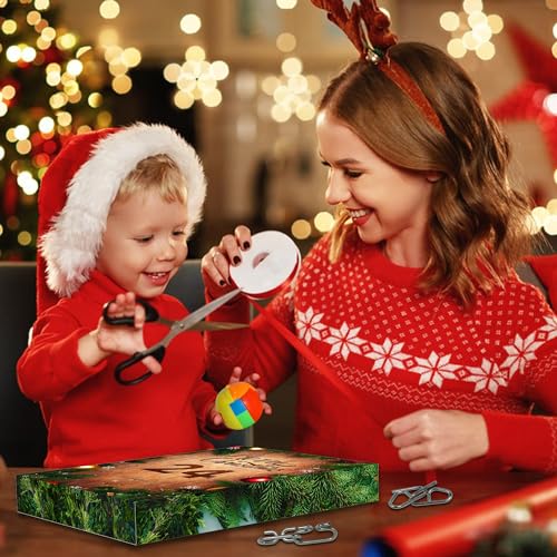 Advent Calendar 2023 Countdown Calendar Gift Box for Teens Kids Adults, 2024 New Year Set of 24 Brain Teaser Puzzles Toys and Silicone Doll Key Rings Include Santa Claus Elk Snowman and gingerbread Man, Christmas Holiday Gifts.
