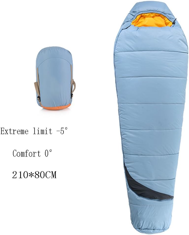 QFFL shuidai Sleeping Bag Mummy Cotton Sleeping Bag Adult Camping Anti-cold Sleeping Bags Lightweight Waterproof Sleeping Bag