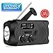 Portable Emergency Radio, Hand Crank Radio with AM/FM,Loud Build-in Speaker,Earphone Jack,Powered by USB Cord for Gift,Home