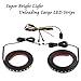 YITAMOTOR 2pcs 60 inches LED Truck Bed Light Strip Lamp White Waterproof Lighting Kit for Truck Cargo Boat Pickup RV SUV, with On-Off Switch Fuse 2-Way Splitter Cable, 12v