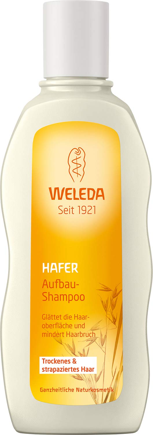 WELEDA Hafer Shampoo Replenish & Care – 6 X 190 Ml, Glättend & Pflegend Für Geschmeidiges Haar