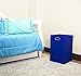 Folding Laundry Basket, Solid Blue with Handles – High-Strength Polymer Construction – Folds for Easy Storage & Transportation