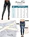 Style LA6A154aS – Colombian Design, Mid Waist, Butt Lift, Skinny Jeans in Washed Dark Blue Size 5