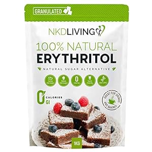 100% natuurlijke erythritol 1 kg (2,2 lb) gegranuleerde nul calorieën suikervervanger