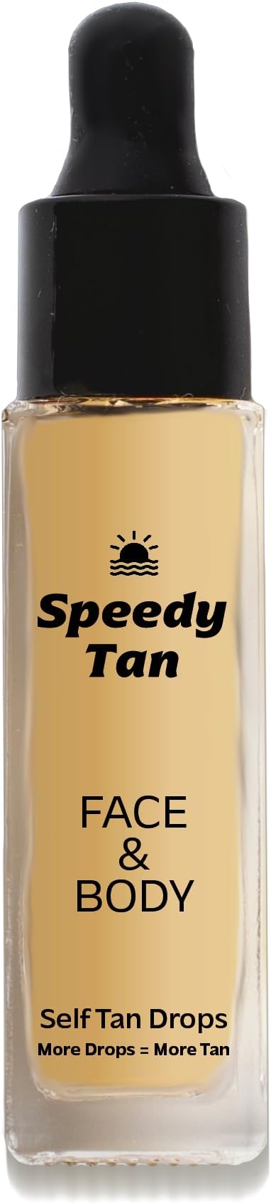 SpeedyTan Self Tan Bronzing Drops Face & Body Custom Tanning Skincare UK Brand