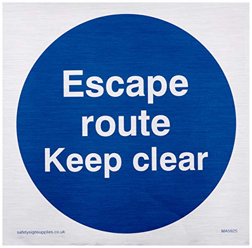 Fluchtweg halten klar