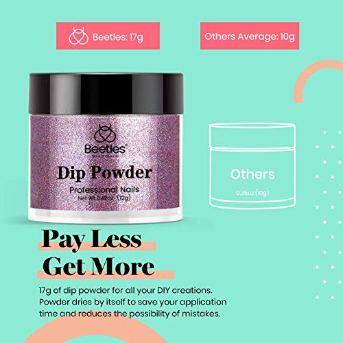 Beetles 20 Colors Manhattan Collection Nail Dipping Powder with 4 Dip