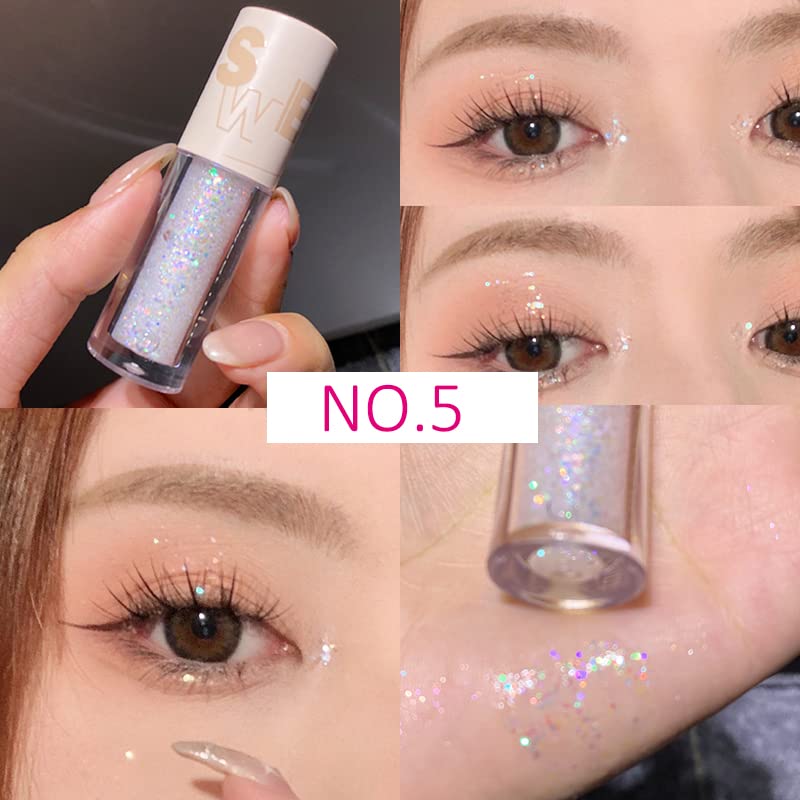 AOLAILIYA Liquid Glitter Eyeshadow Shimmer Eye Shadow Gel Kit