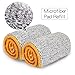 DLFE Double Sided Microfiber Flat Mop, 360 Degrees Self-wringing Flipping Wet & Dry Mop, Size 15